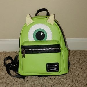 NWT Monsters Inc Mike Loungefly Mini Backpack